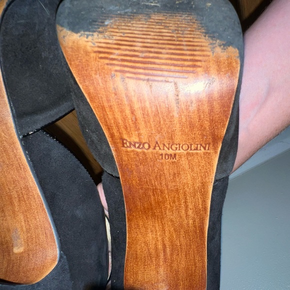 Enzo Angiolini Eathaddea Platform Stiletto Ankle Strap Pump Size 10 - Picture 8 of 11